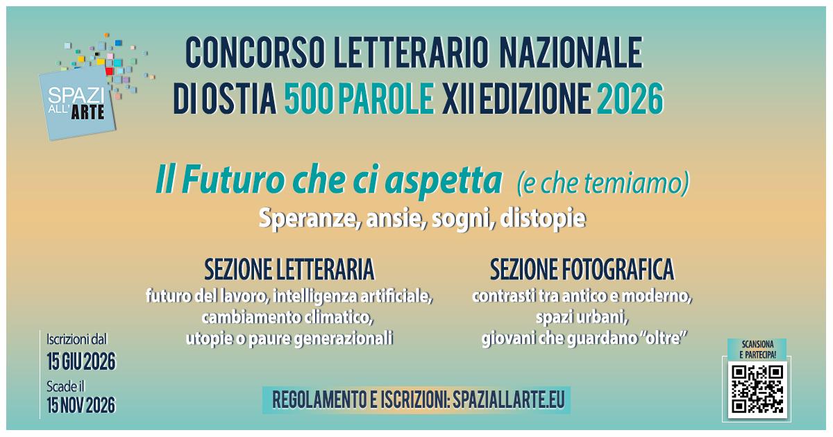 Concorso Letterario Nazionale di Ostia 500 Parole XII edizione