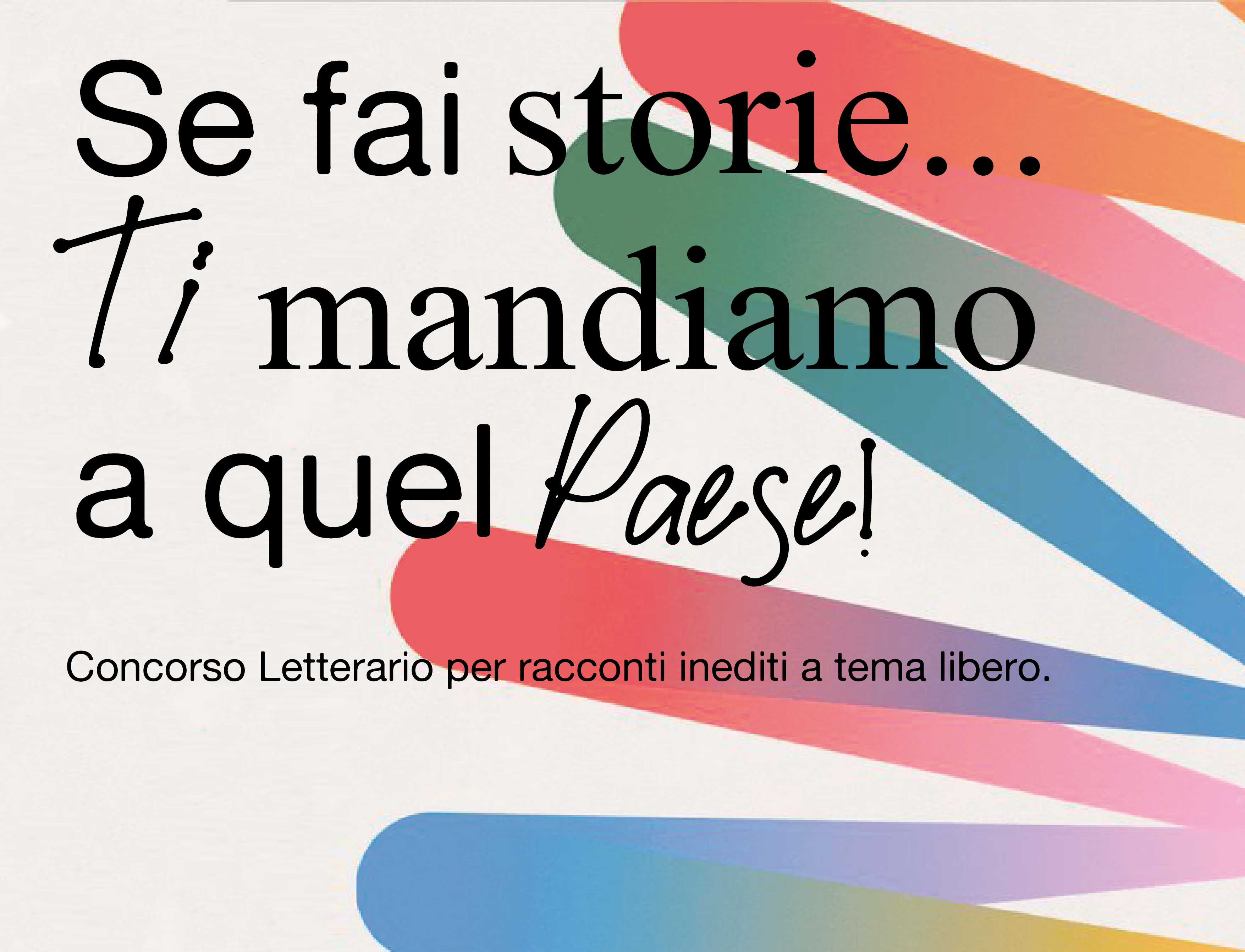 Concorso per racconti inediti a tema libero