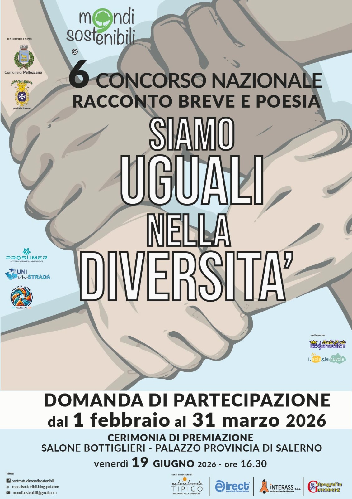 6^ Edizione SIAMO UGUALI NELLA DIVERSITA’