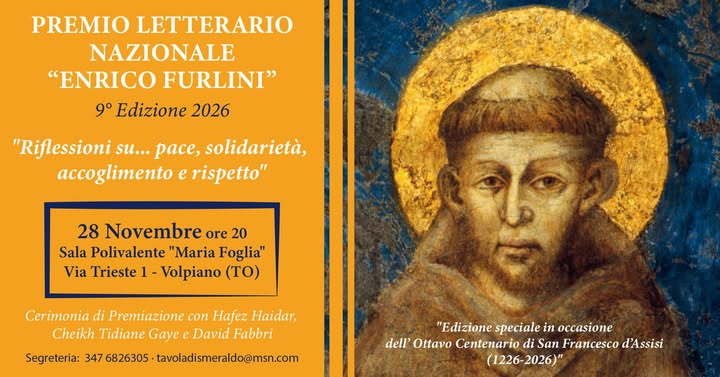9° Edizione 2026 PREMIO LETTERARIO NAZIONALE “ENRICO FURLINI”