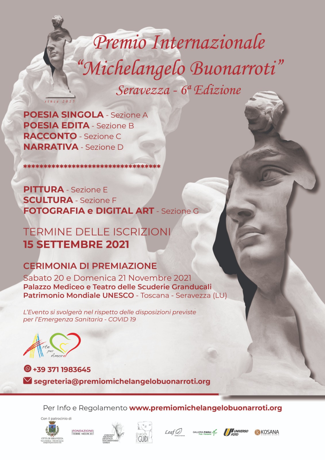 Premio Internazionale Michelangelo Buonarroti 6ª Edizione