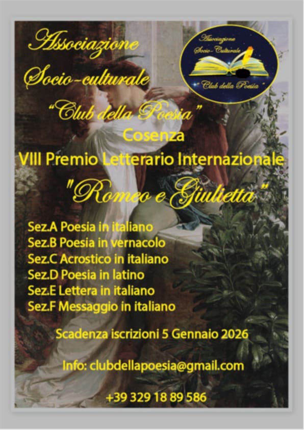 VIII Premio Letterario Internazionale “Romeo e Giulietta”