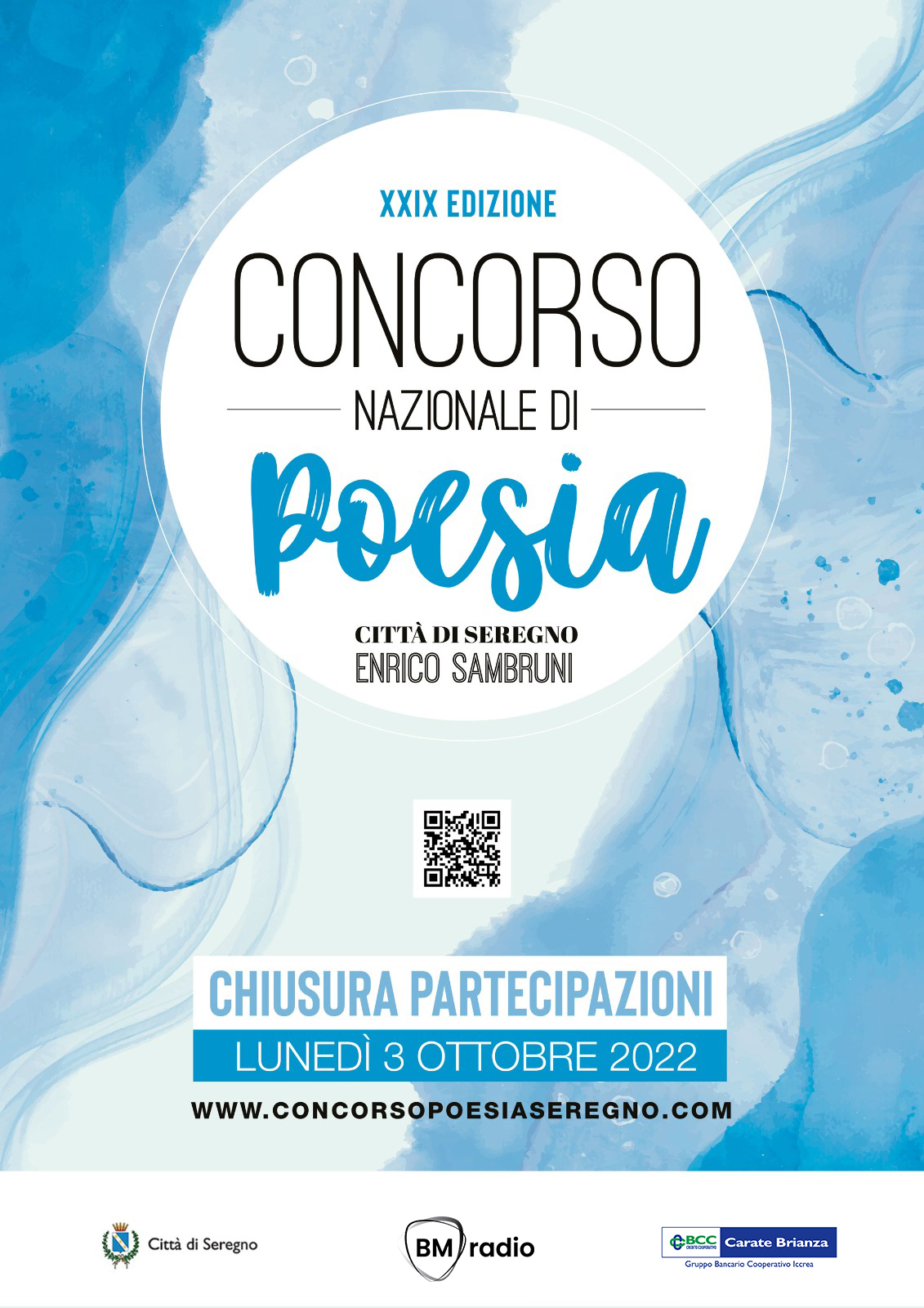 XXIX Concorso Nazionale di Poesia Città di Seregno “Enrico Sambruni” a tema libero