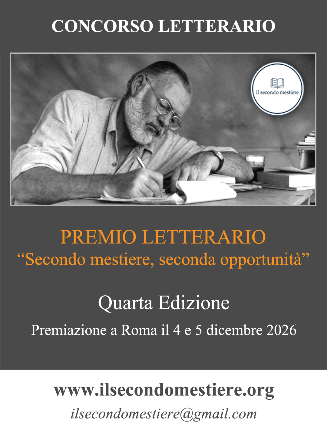 Secondo mestiere, Seconda opportunità IV edizione 2026