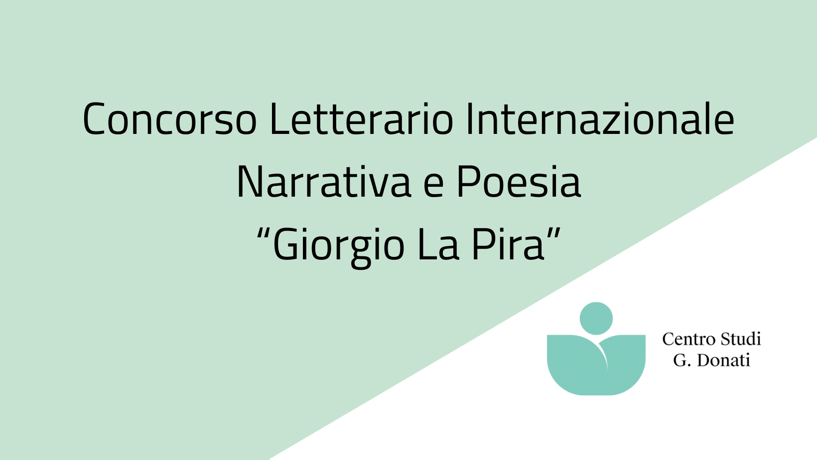 42° Concorso Letterario Internazionale "Giorgio La Pira"