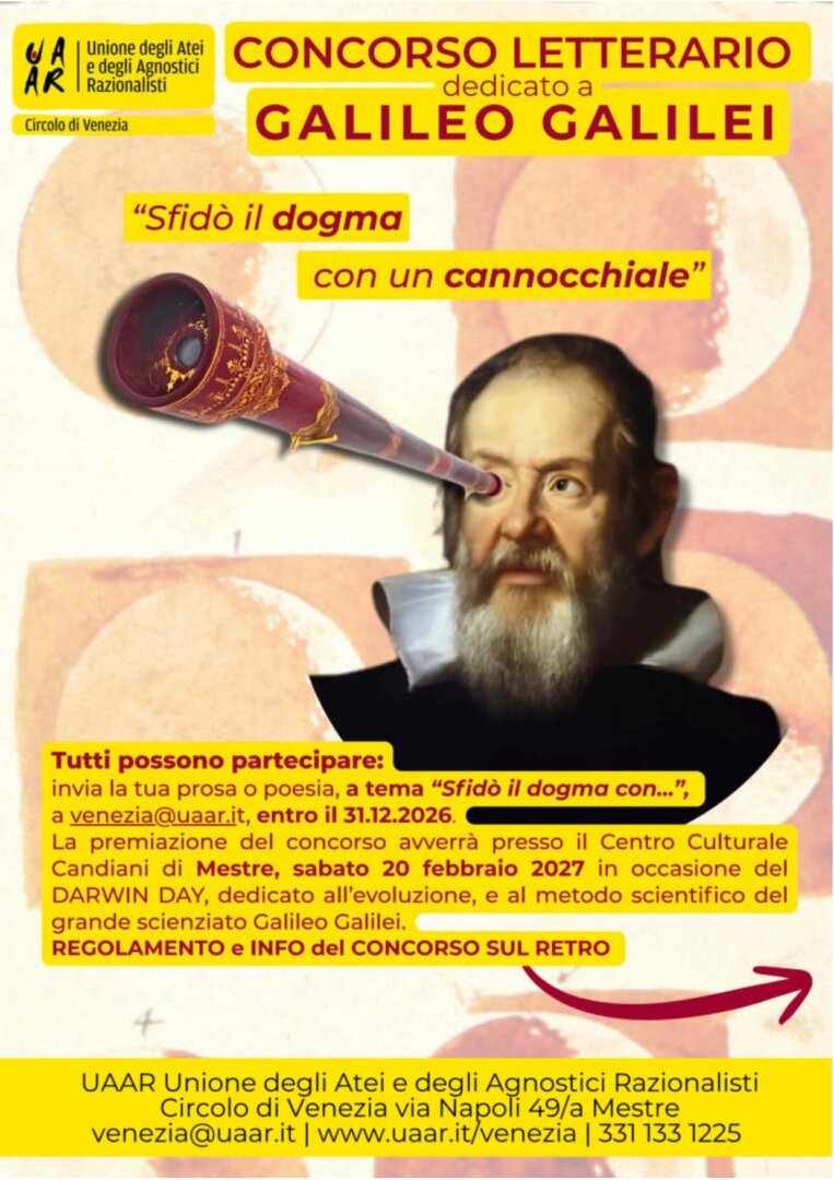 Concorso letterario dedicato a Galileo Galilei