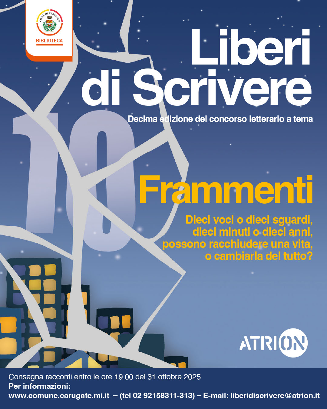 LIBERI DI SCRIVERE – DECIMA EDIZIONE