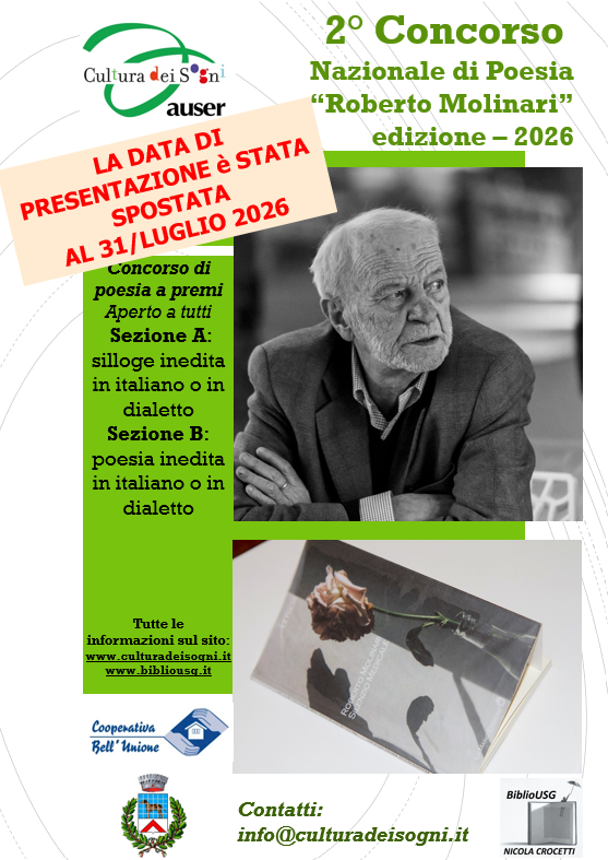 2° concorso DI POESIA nazionale ROBERTO MOLINARI