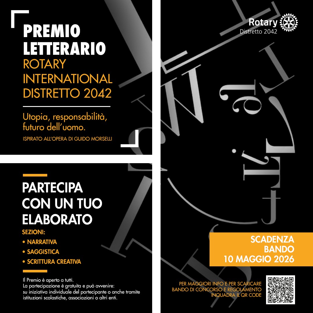 Premio Letterario Rotary International Distretto 2042 – Edizione 2026