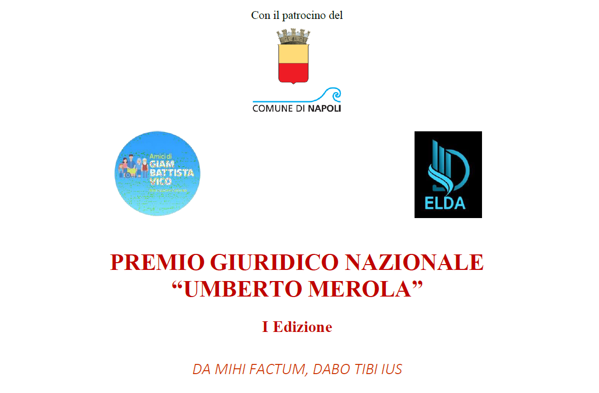 Premio Giuridico Nazionale “UMBERTO MEROLA”
