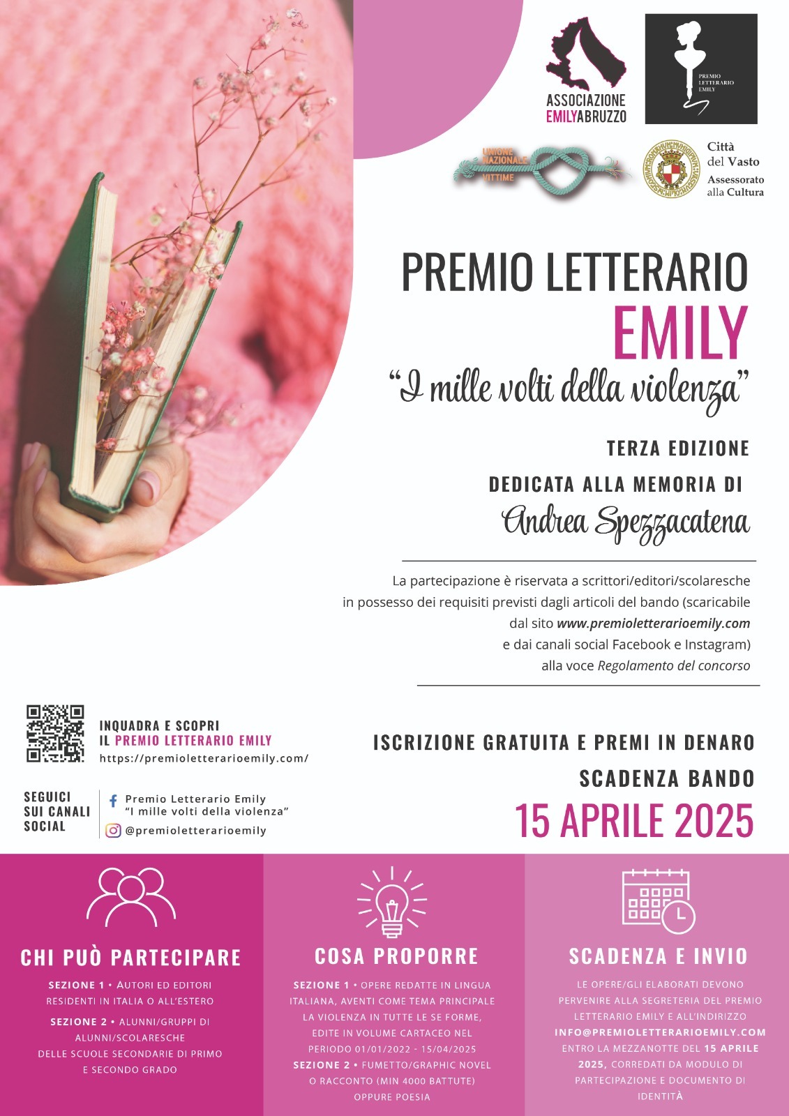 Premio Letterario Emily "I mille volti della violenza"