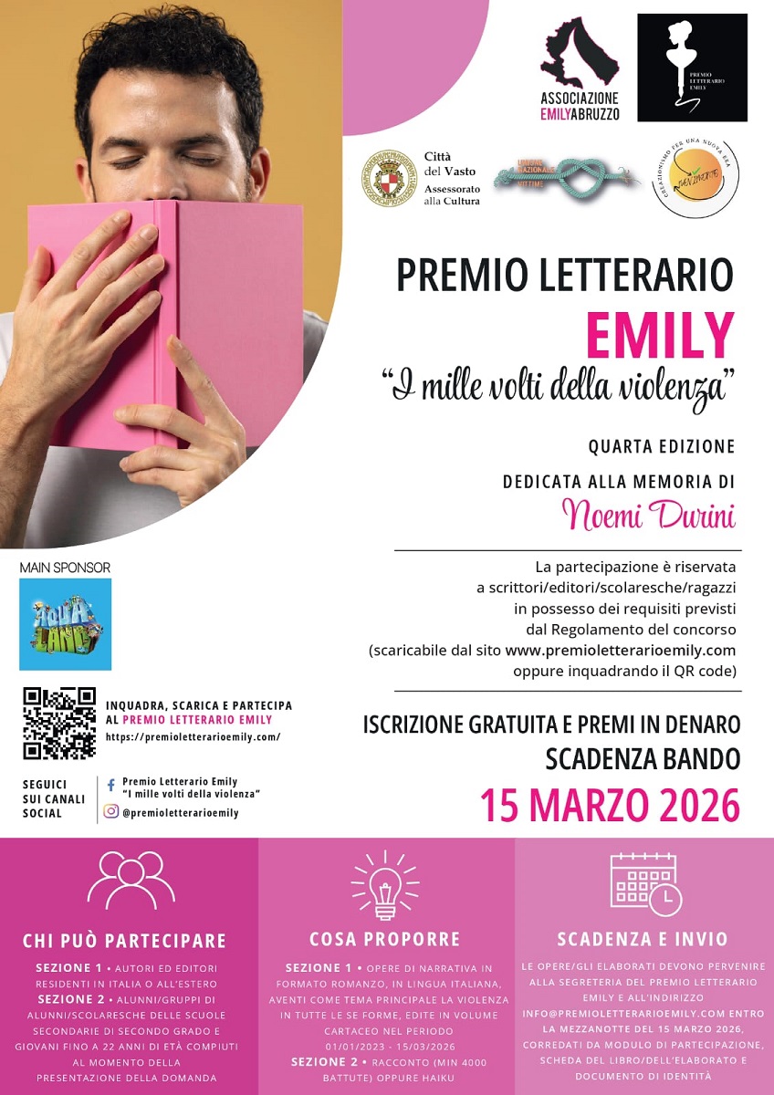 Premio Letterario Emily “I mille volti della violenza” – Quarta edizione