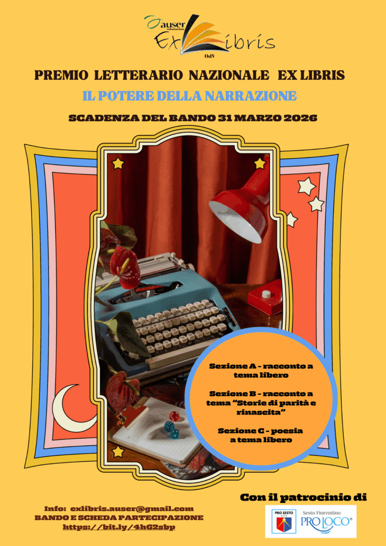 Premio Letterario Nazionale “Ex Libris” ll potere della narrazione” I Edizione 2026