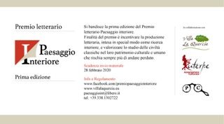 Premio Letterario Paesaggio Interiore Concorsiletterari Net