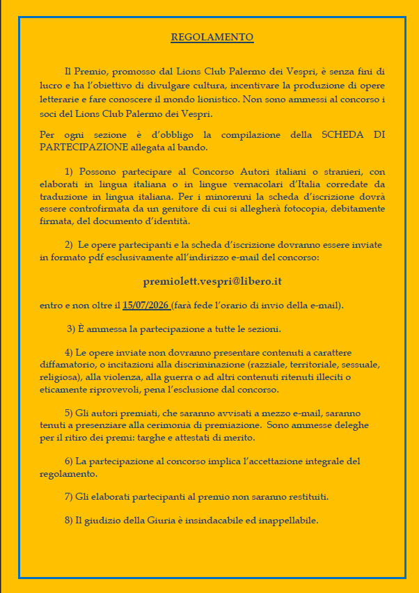 Premio Letterario Internazionale “Ibn Hamdis”