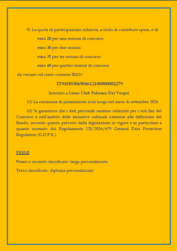 Premio Letterario Internazionale “Ibn Hamdis”