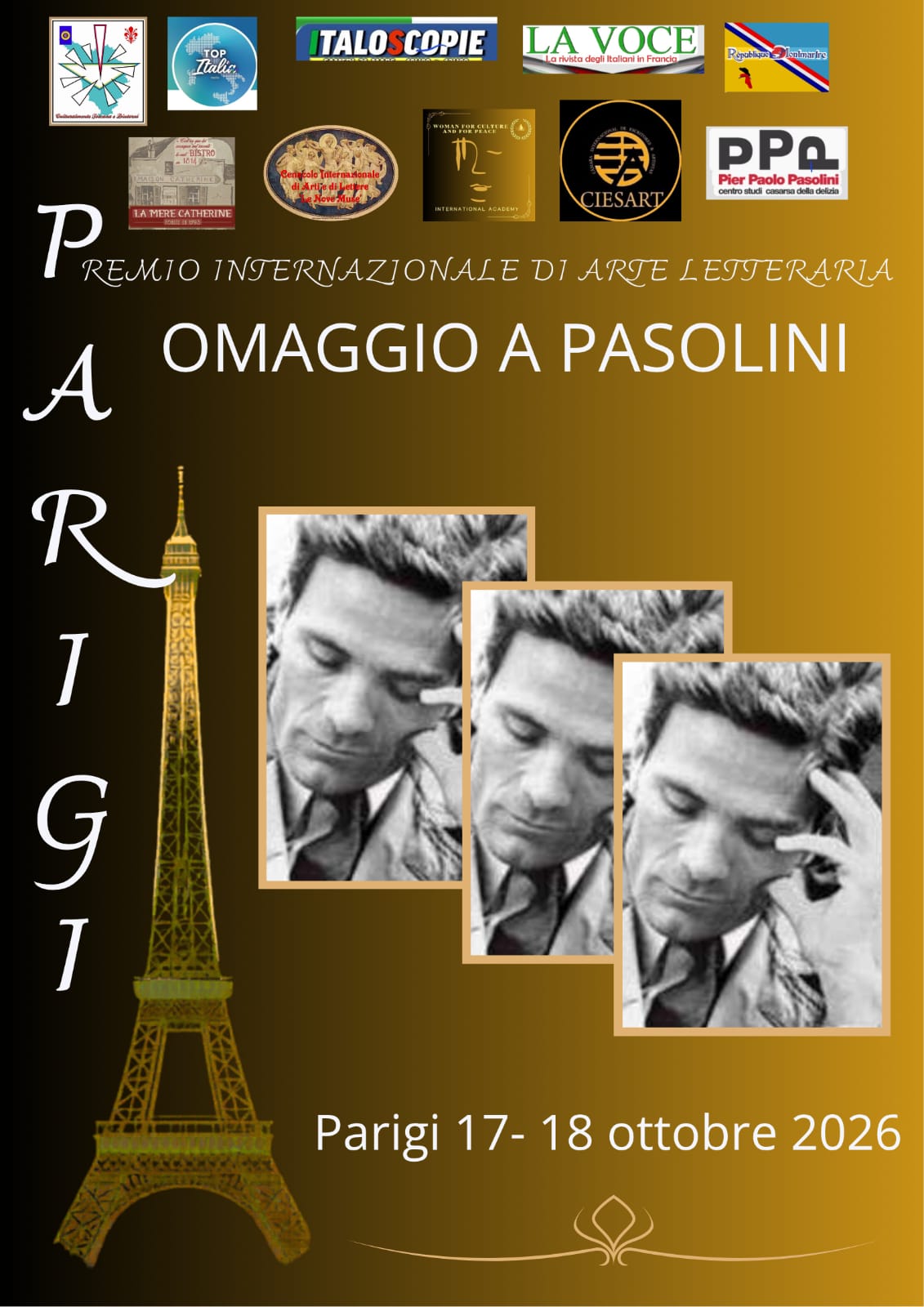 OMAGGIO A PASOLINI- PARIGI