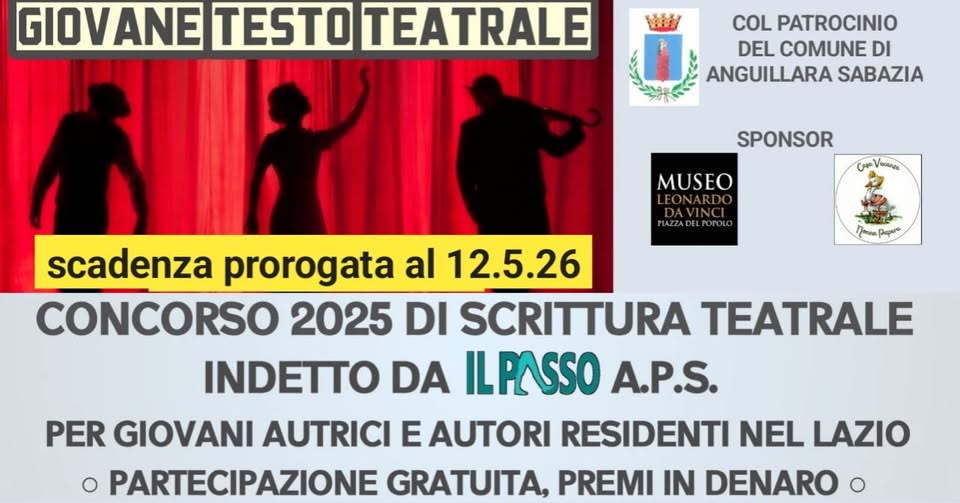 GIOVANE TESTO TEATRALE 2025
