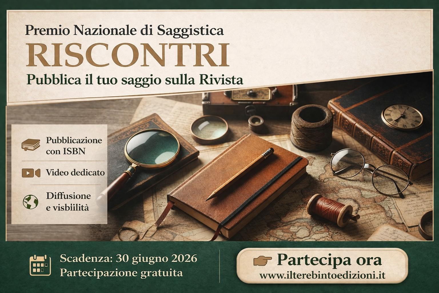 Premio Nazionale di Saggistica “RISCONTRI” (seconda edizione)