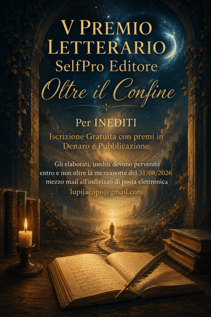 V Premio Letterario SelfPro Editore – Oltre il Confine Per INEDITI