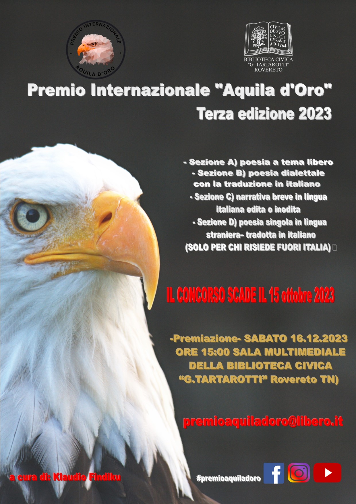 Premio Internazionale "AQUILA D'ORO" Terza Edizione 2023