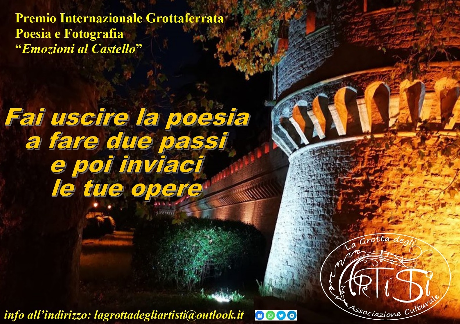 Premio Letterario e Fotografico Internazionale “Emozioni al Castello” III Edizione