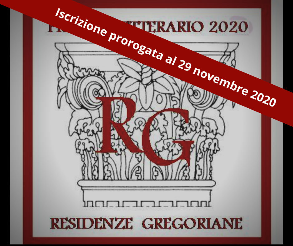 Premio Letterario 'Residenze Gregoriane' 2020- IV° Edizione