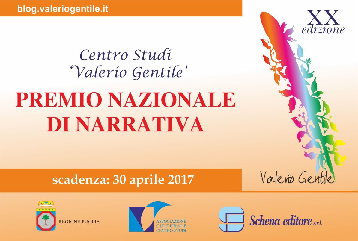 Premio Nazionale di Narrativa inedita “Valerio Gentile” XX edizione