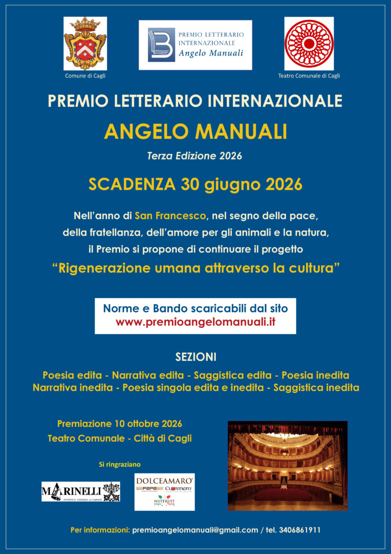 Premio Letterario “ANGELO MANUALI – Il tributo dei giorni”