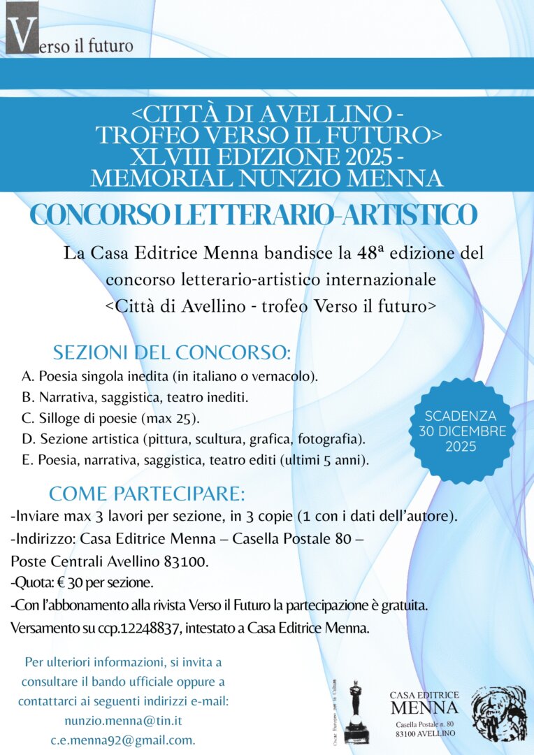 CONCORSO LETTERARIO-ARTISTICO ‹CITTÀ DI AVELLINO – TROFEO VERSO IL FUTURO>