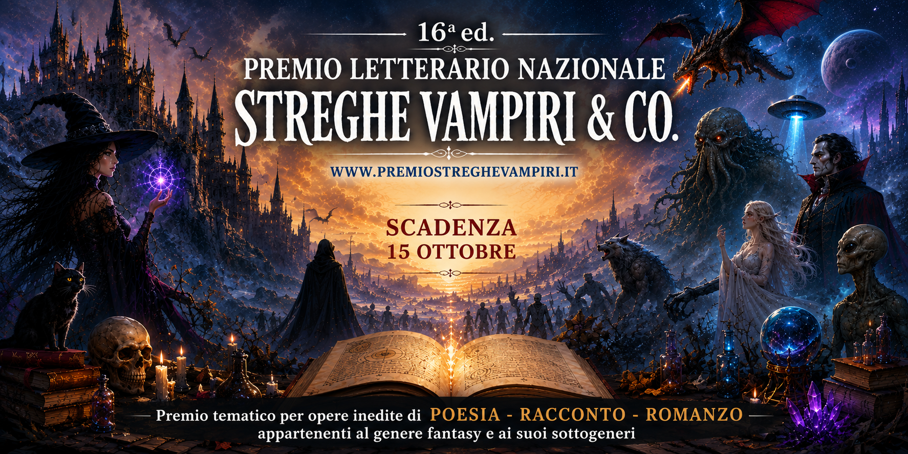XVI ed. Premio Letterario Nazionale Streghe Vampiri e Co.