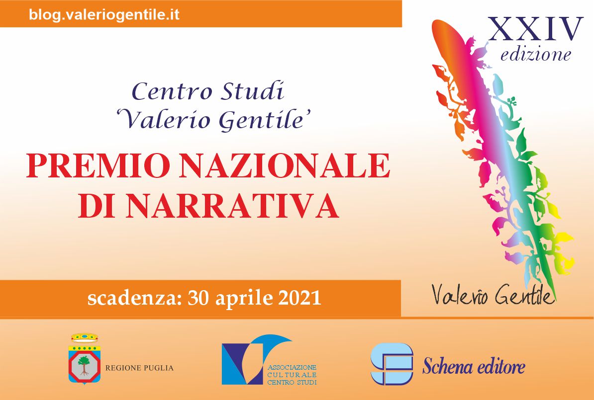 Premio Nazionale di Narrativa “Valerio Gentile” XXIV edizione
