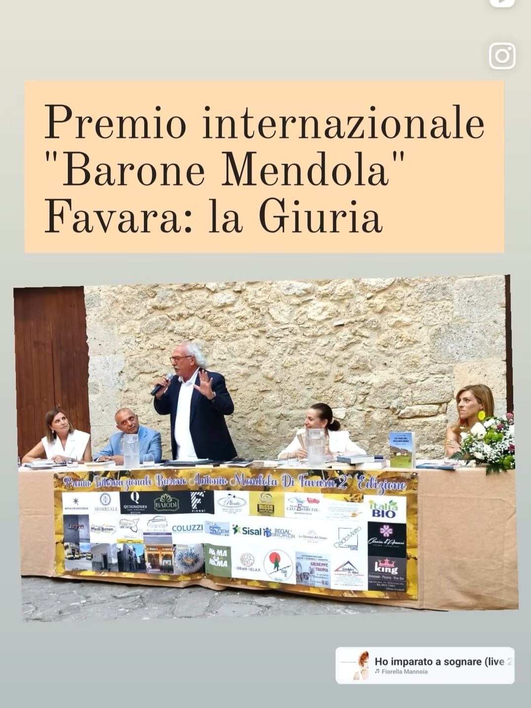 Premio Internazionale Barone Antonio Mendola di Favara – III Edizione