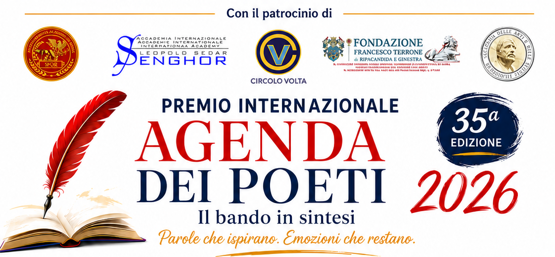 Premio Internazionale “Agenda Dei Poeti” 2026