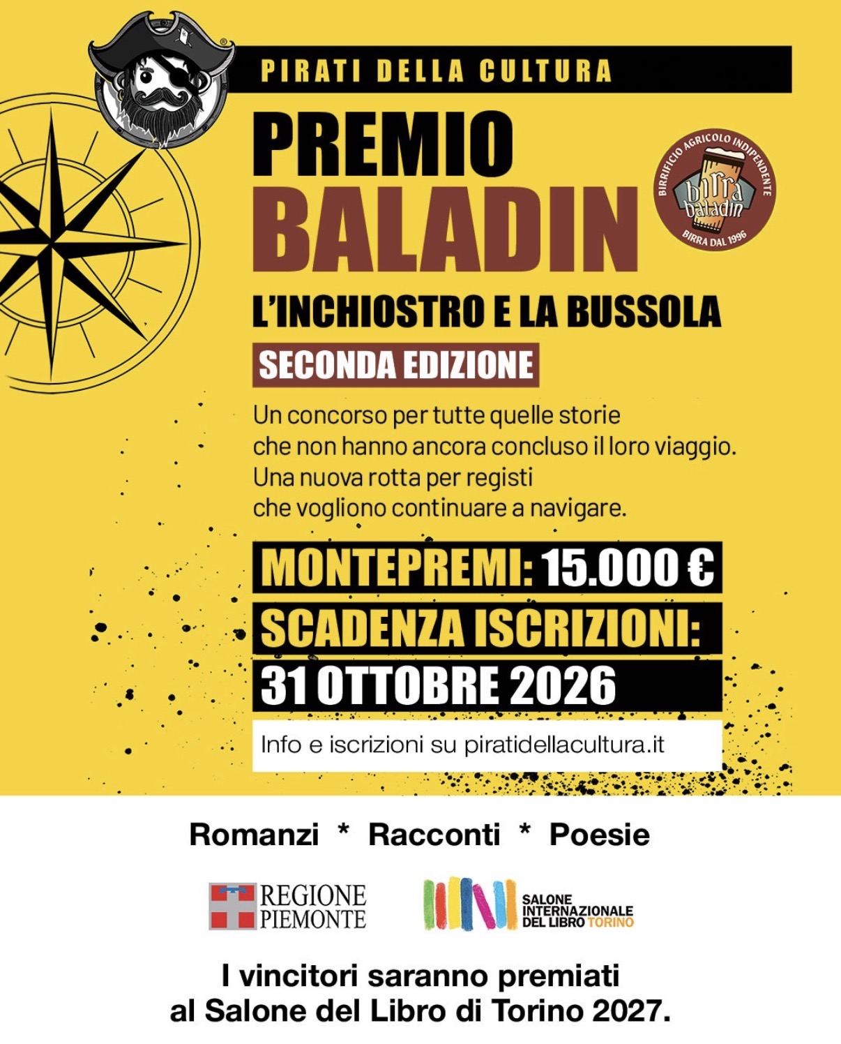 L’ inchiostro e la bussola – Premio BALADIN – 2° Edizione
