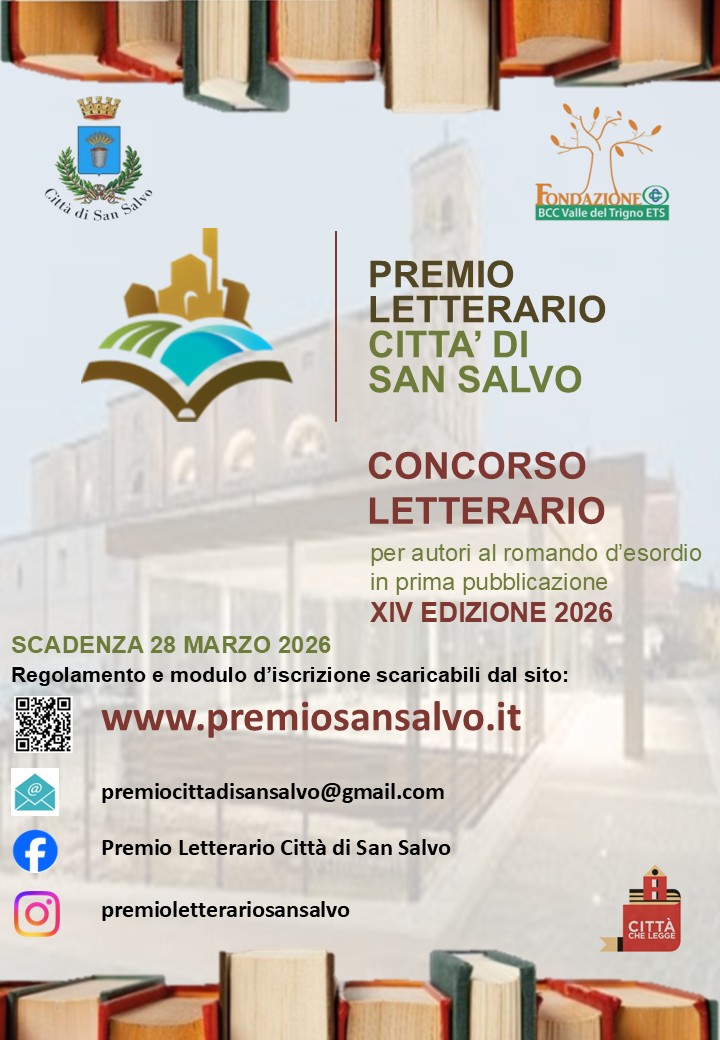 XIV Edizione Bando Premio letterario Città di San Salvo