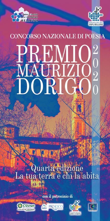 Concorso nazionale di poesia "Premio Maurizio Dorigo 2020"