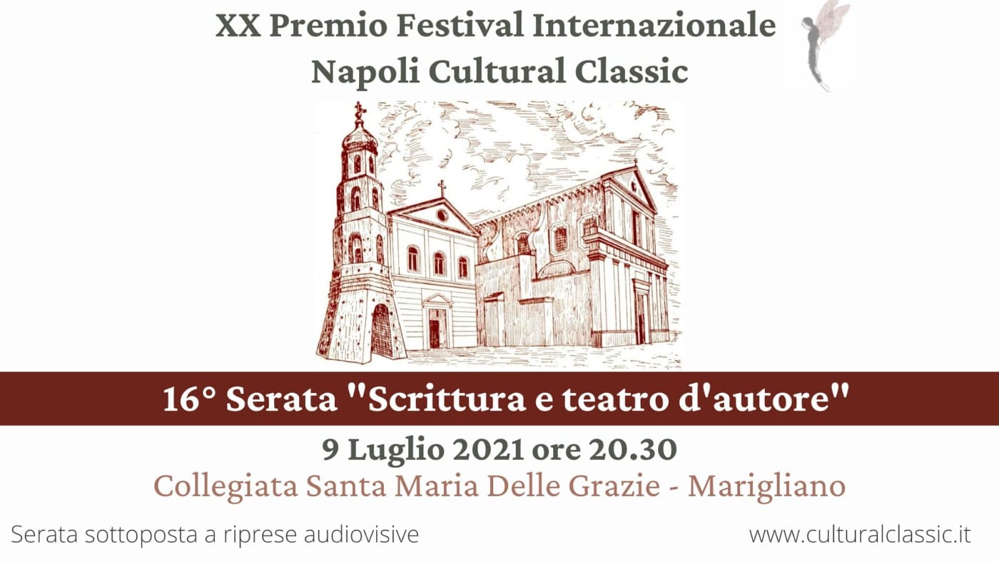 Premiazione XVI° Premio Letterario Internazionale Napoli Cultural Classic 2021