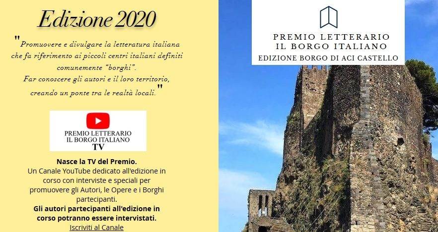 Aperte le iscrizioni al Premio Letterario il Borgo Italiano 2020