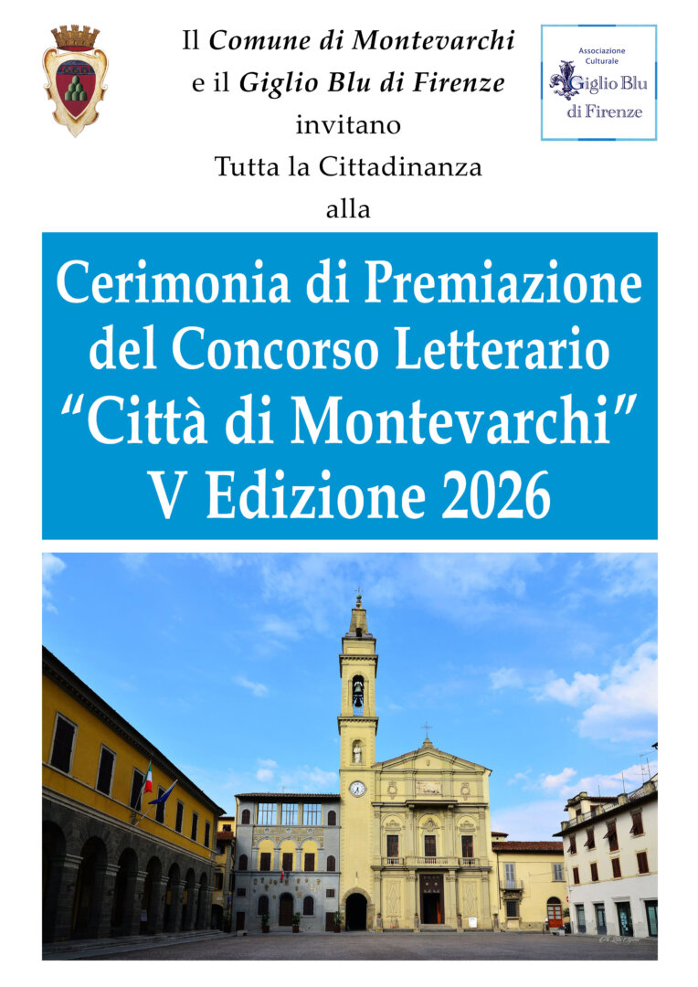 Risultati Premio Internazionale Letterario Città di Montevarchi – V Edizione 2026