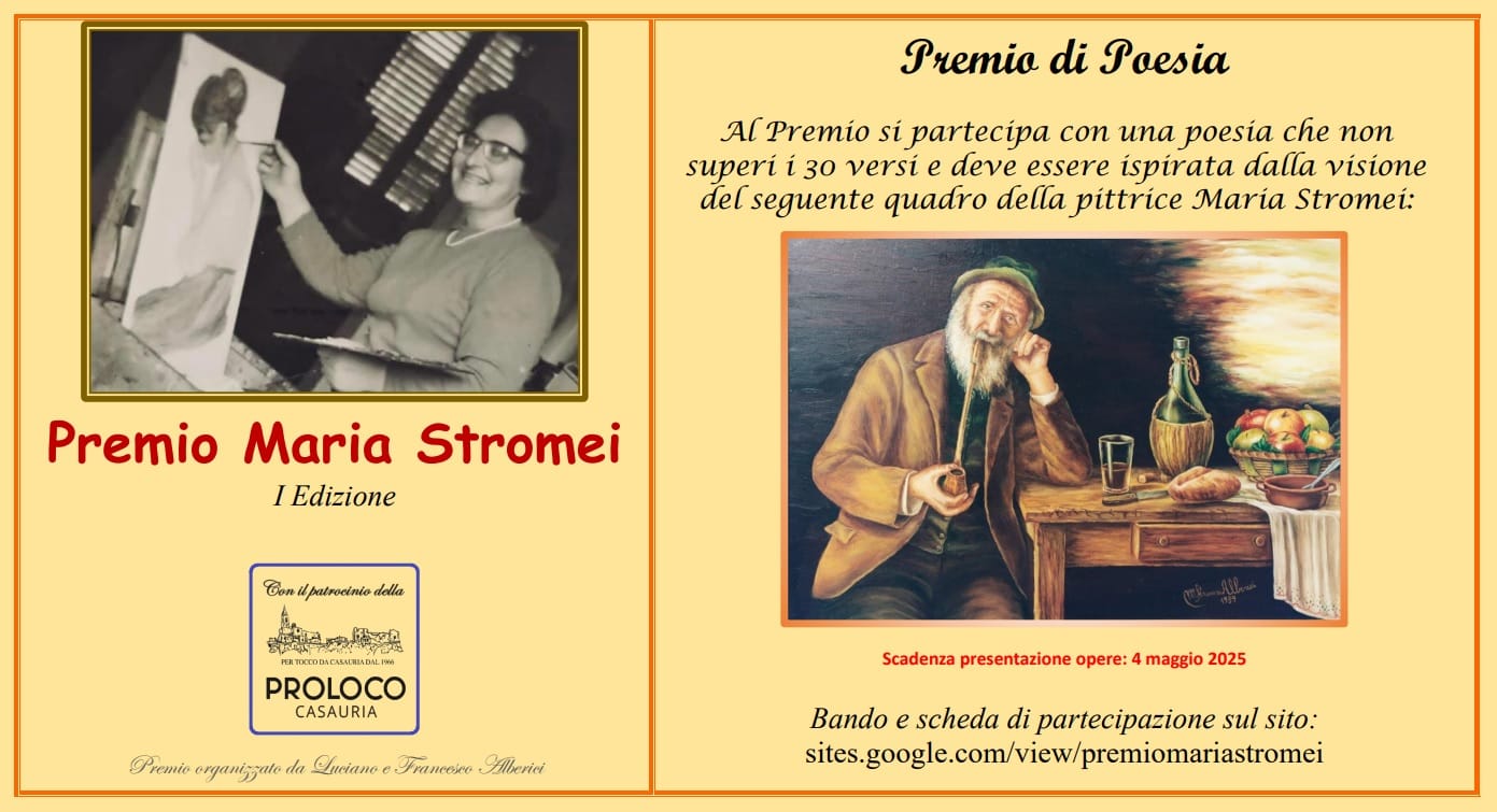 Risultati Premio Maria Stromei – 1° Edizione
