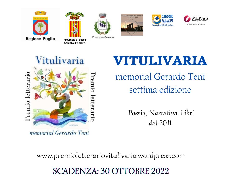 Novità del Premio Vitulivaria 2022/2023