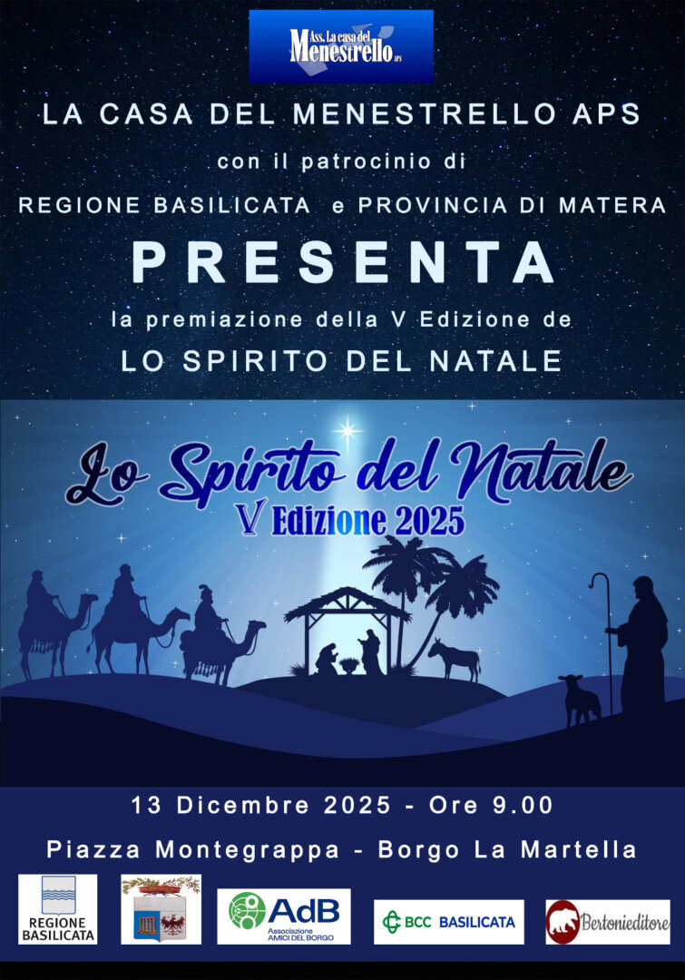 Elenco vincitori – Sezione Poesia scuola superiore di I Grado – Premio Letterario Lo spirito del Natale – V Edizione