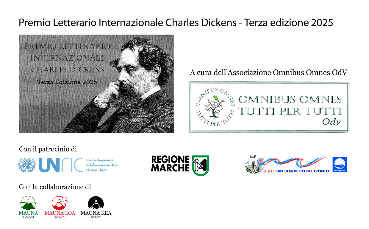 L’elenco dei FINALISTI del Premio Letterario Internazionale Charles Dickens 2025