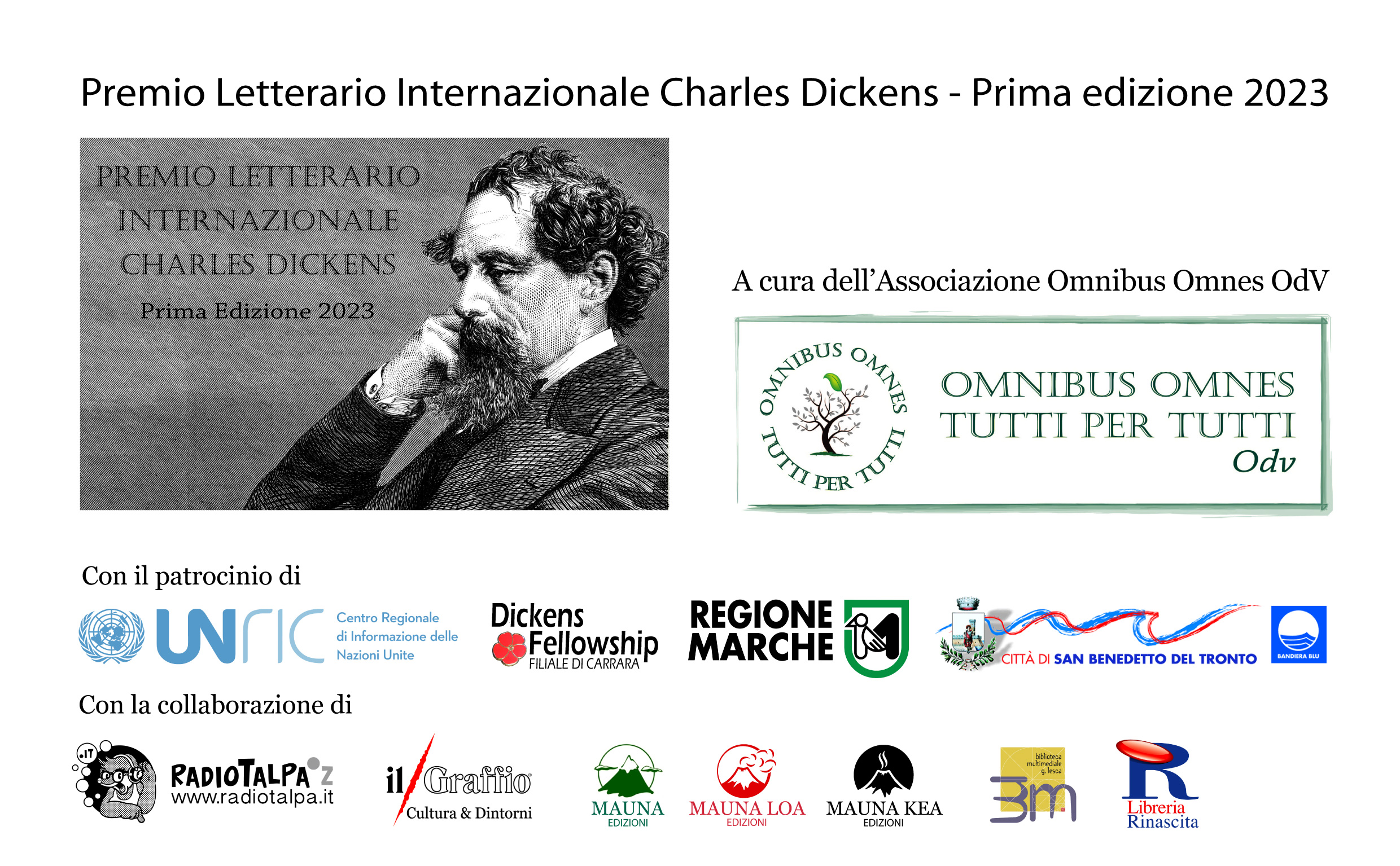 Tante novità per il Premio Letterario Internazionale Charles Dickens