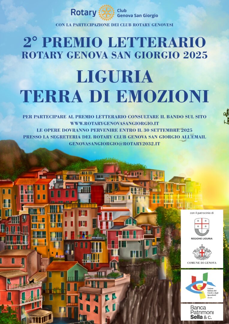 Vincitori 2 Premio Letterario Rotary Club Genova San Giorgio – Liguria Terra di Emozioni