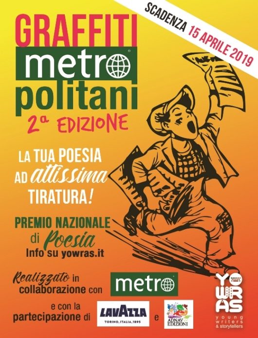 -30 giorni alla scadenza di Graffiti METROpolitani: la poesia sulle pagine del quotidiano Metro